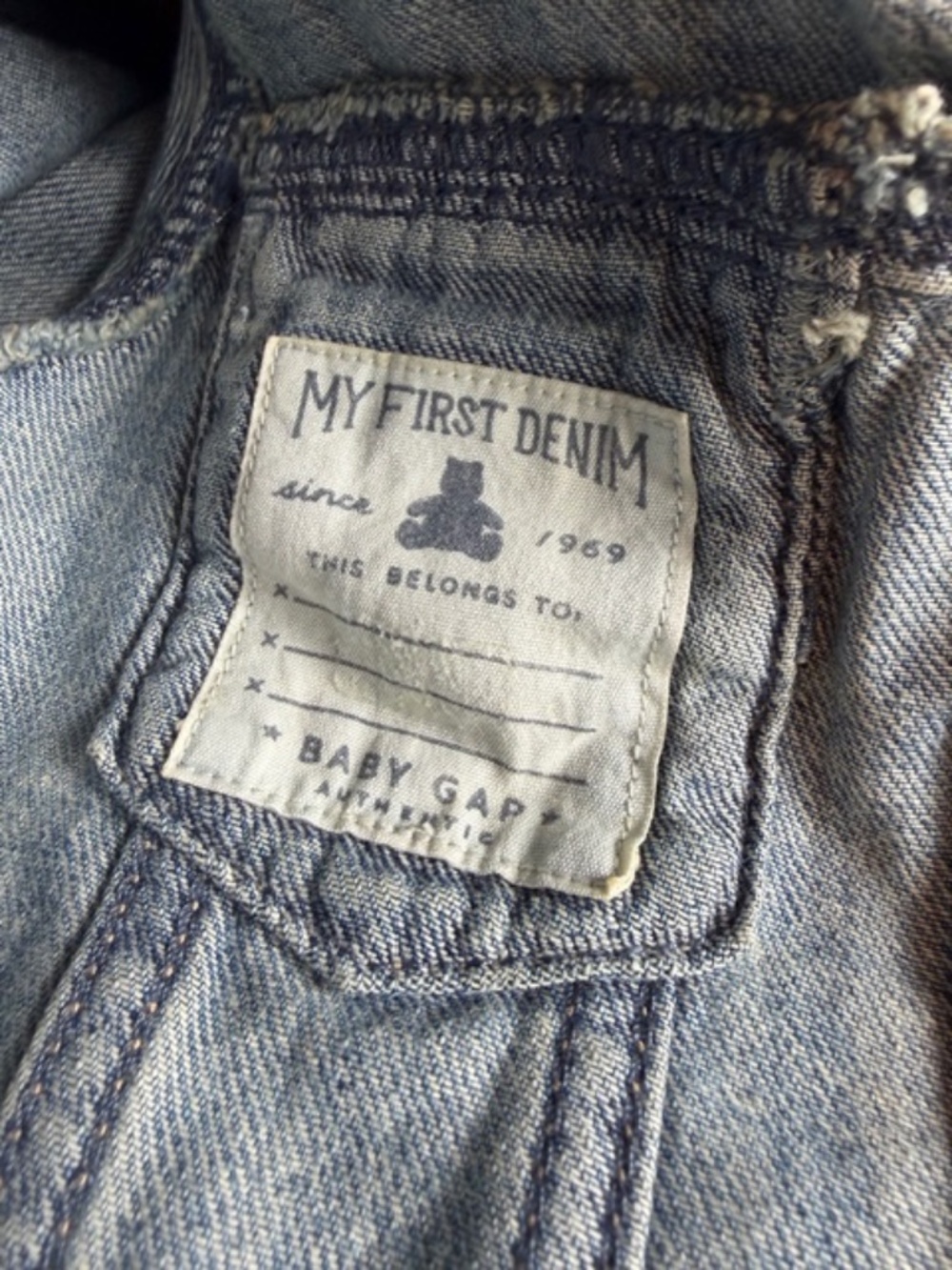 Baby Gap Jean Jacket 18-24 months - Picture 7 of 7